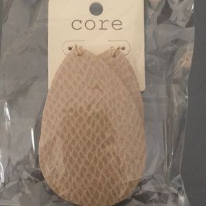 Snakeskin Print Earrings